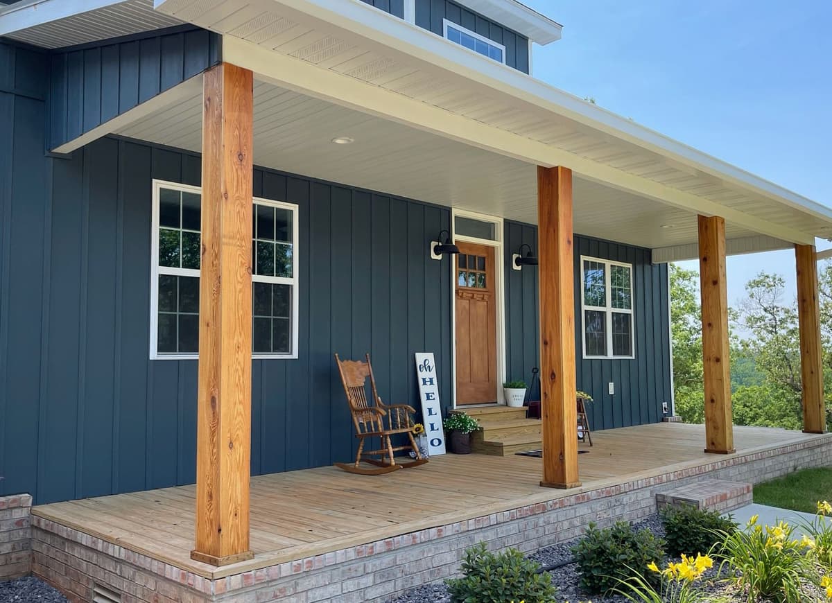 home with composite siding